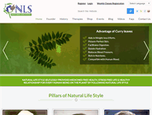 Tablet Screenshot of naturallifestyle.in